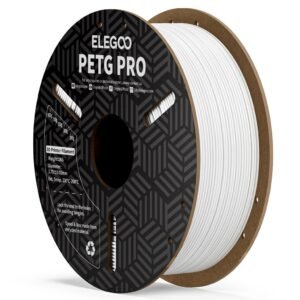 3D plastikas PETG PRO balta spalva 1.75mm 1kg Elegoo